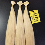 16 Inch U Tip Keratin Hair Extensions - Dark Blonde 024 - Total 90 strands