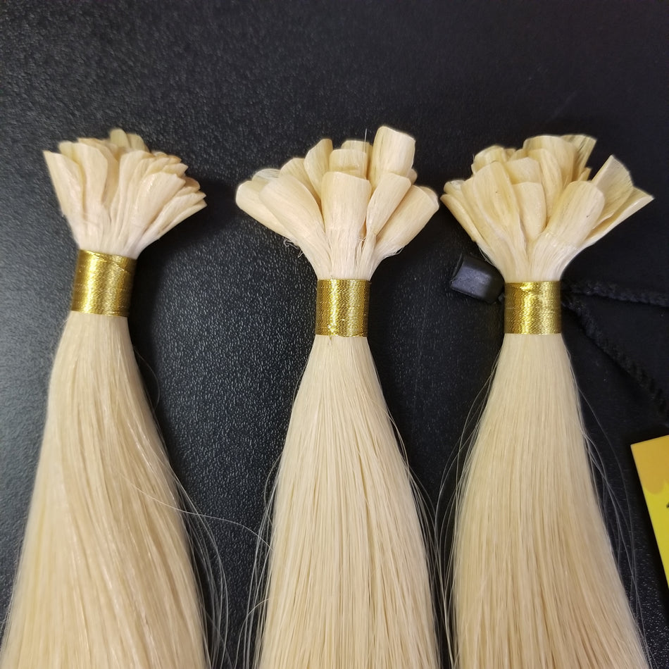 16 Inch U Tip Keratin Hair Extensions - Dark Blonde 024 - Total 90 strands