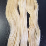 22 Inch Micro Ring/I Tip Keratin Hair Extensions - 613 Platinum Blonde - Total 90 strands - 30834