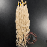 22 Inch I tips/Microlink Hair Extensions 613 Blonde - Total 150 strands