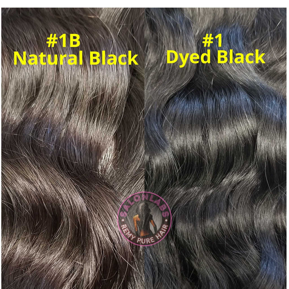100% RAW Indian Hair 10 Bundle Package (1 Kilo) - 10+12+14+16+18+20+22+24+26+28 - 01B Natural Black - Deal - RW109